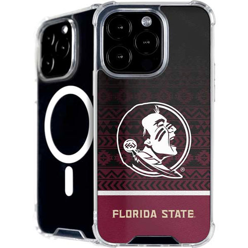 Florida State University Pattern Jersey iPhone 16 Pro MagSafe Case