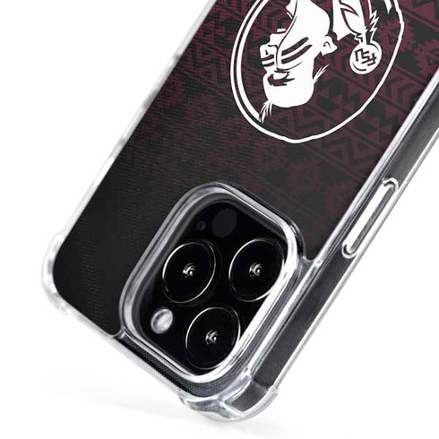 Florida State University Pattern Jersey iPhone 16 Pro MagSafe Case