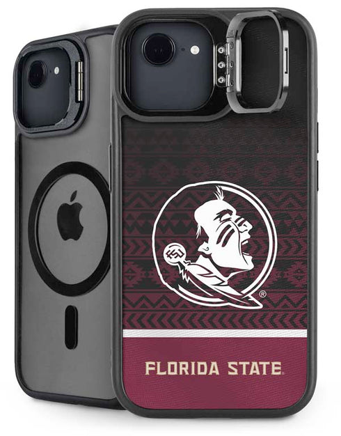 Florida State University Pattern Jersey iPhone 16e Kickstand Case