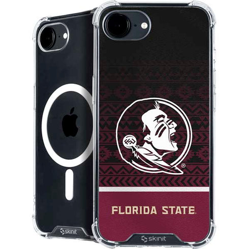 Florida State University Pattern Jersey iPhone 16e MagSafe Case