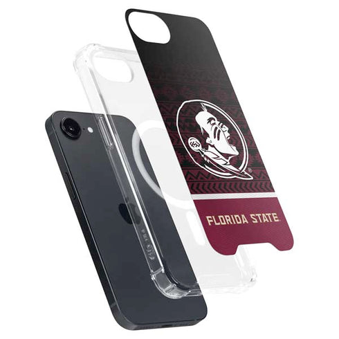 Florida State University Pattern Jersey iPhone 16e MagSafe Case