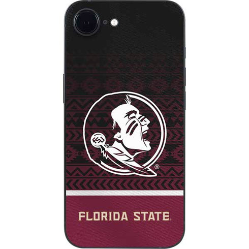 Florida State University Pattern Jersey iPhone 16e Skin