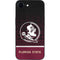 Florida State University Pattern Jersey iPhone 16e Skin