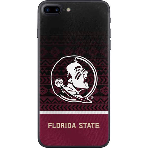 Florida State University Pattern Jersey iPhone 8 Plus Skin