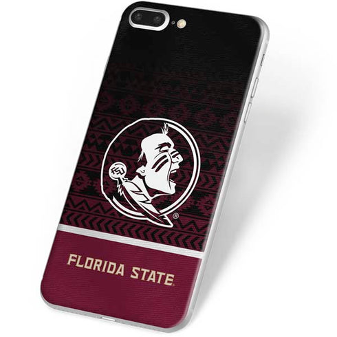 Florida State University Pattern Jersey iPhone 8 Plus Skin