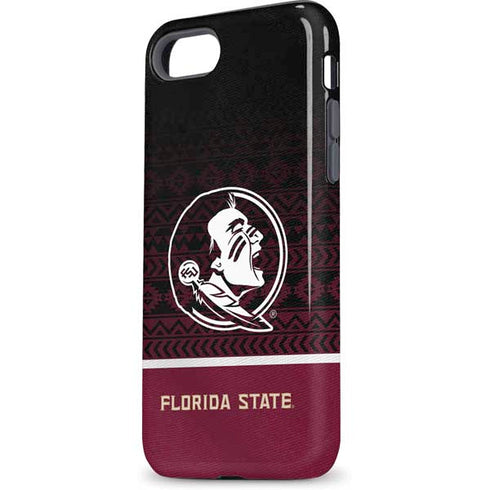 Florida State University Pattern Jersey iPhone 8 Pro Case