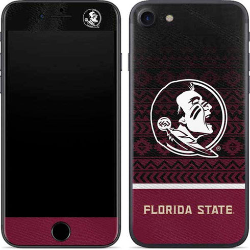 Florida State University Pattern Jersey iPhone 8 Skin