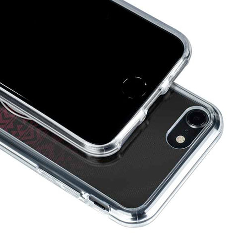 Florida State University Pattern Jersey iPhone SE (2nd & 3rd Gen) Clear Case