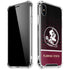 Florida State University Pattern Jersey iPhone X/XS Clear Case