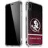 Florida State University Pattern Jersey iPhone XR Clear Case