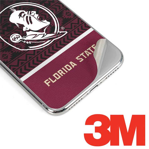 Florida State University Pattern Jersey iPhone XR Skin