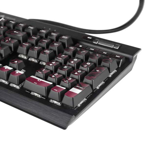 Florida State University Pattern Jersey K95 RGB PLATINUM Mechanical Gaming Keyboard Skin