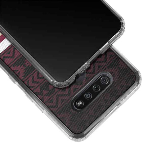 Florida State University Pattern Jersey LG K51/Q51 Clear Case