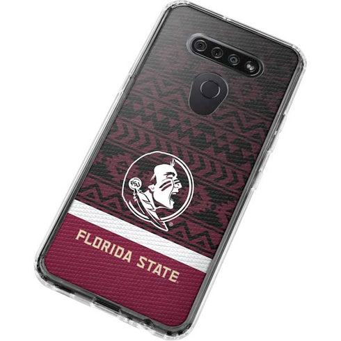 Florida State University Pattern Jersey LG K51/Q51 Clear Case