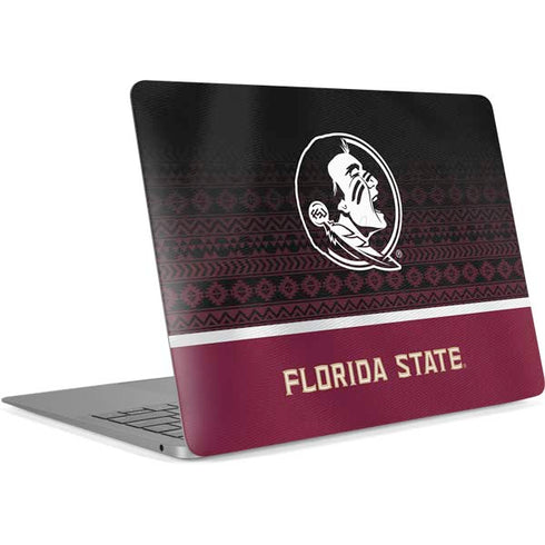 Florida State University Pattern Jersey Apple MacBook Air Skin