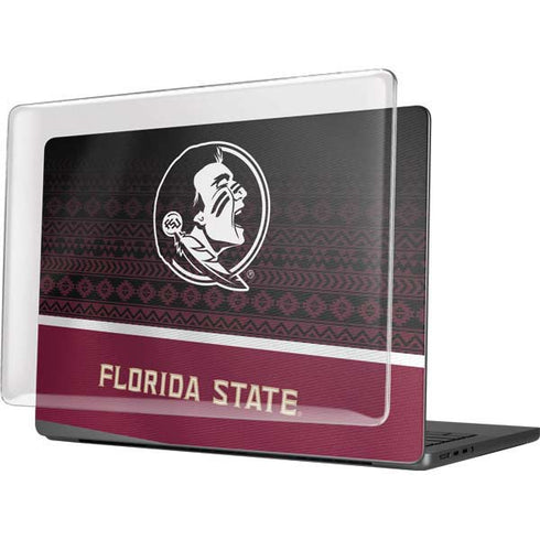 Florida State University Pattern Jersey MacBook Pro 14in (2021-24) Case plus Skin