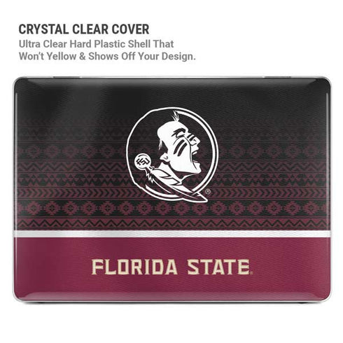 Florida State University Pattern Jersey MacBook Pro 14in (2021-24) Case plus Skin
