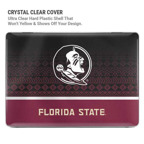 Florida State University Pattern Jersey MacBook Pro 16in (2021-25) Case plus Skin