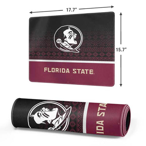 Florida State University Pattern Jersey Gaming Mouse Pad