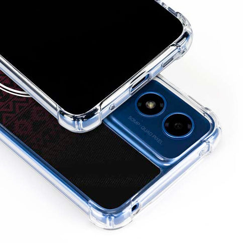 Florida State University Pattern Jersey Moto G 5G (2024) Clear Case