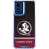 Florida State University Pattern Jersey Moto G Play 4G (2024) Clear Case