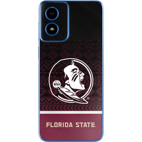 Florida State University Pattern Jersey Moto G Play 4G (2024) Skin