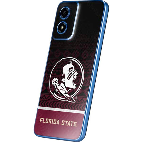 Florida State University Pattern Jersey Moto G Play 4G (2024) Skin