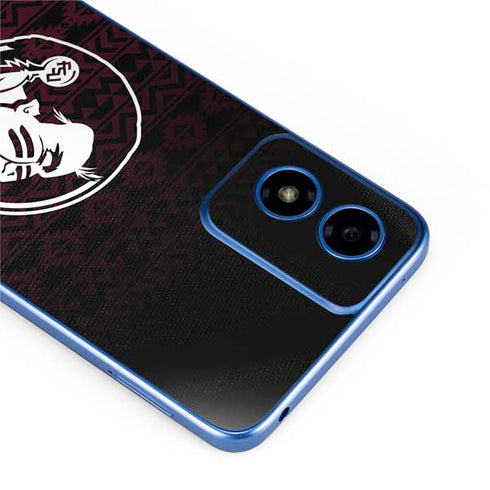 Florida State University Pattern Jersey Moto G Play 4G (2024) Skin