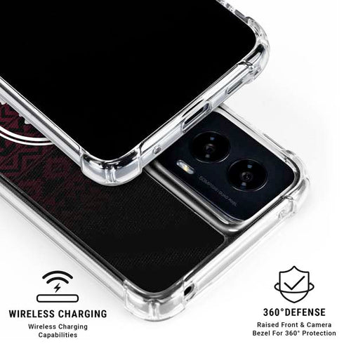 Florida State University Pattern Jersey Moto G Power 5G (2024) Clear Case