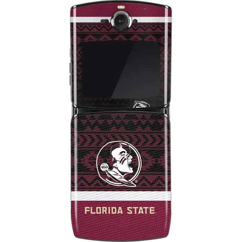 Florida State University Pattern Jersey Motorola RAZR Skin