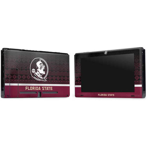Florida State University Pattern Jersey Nintendo Switch Bundle Skin