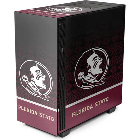 Florida State University Pattern Jersey NZXT H510 Compact ATX Mid-Tower Case Skin
