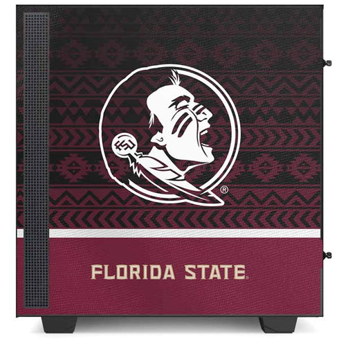 Florida State University Pattern Jersey NZXT H510 Compact ATX Mid-Tower Case Skin