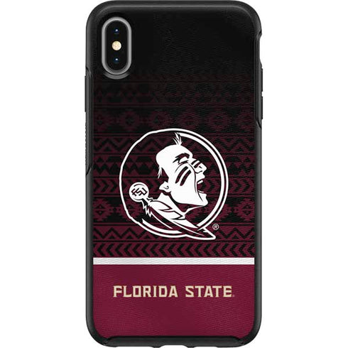Florida State University Pattern Jersey Otterbox Symmetry iPhone Skin