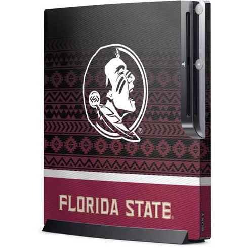 Florida State University Pattern Jersey Playstation 3 & PS3 Slim Skin