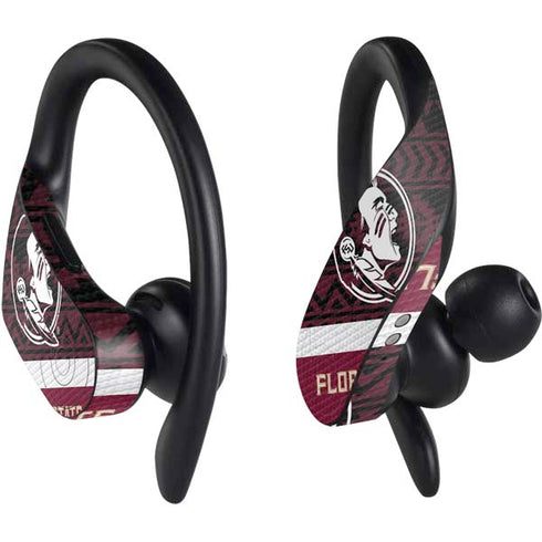 Florida State University Pattern Jersey PowerBeats Pro Skin