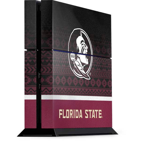 Florida State University Pattern Jersey PS4 Console Skin