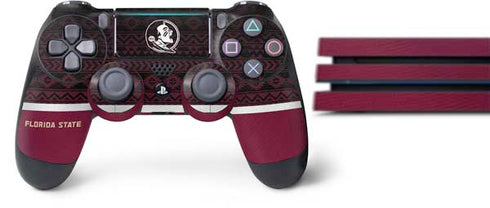 Florida State University Pattern Jersey PS4 Pro Bundle Skin