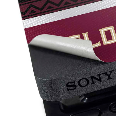 Florida State University Pattern Jersey PS4 Slim Skin
