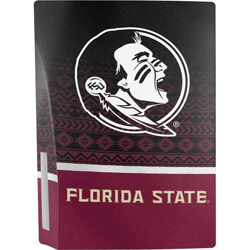 Florida State University Pattern Jersey PS5 Console Skin