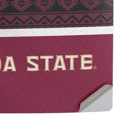 Florida State University Pattern Jersey PS5 Console Skin