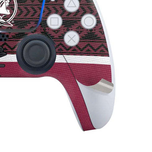 Florida State University Pattern Jersey PS5 Controller Skin