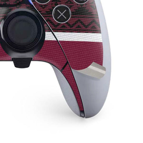 Florida State University Pattern Jersey PS5 DualSense Edge Pro Controller Skin