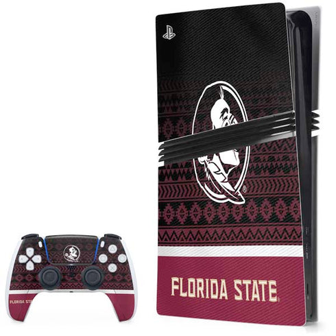 Florida State University Pattern Jersey PS5 Pro Bundle Skin