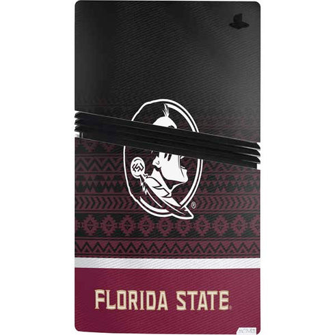 Florida State University Pattern Jersey PS5 Pro Bundle Skin