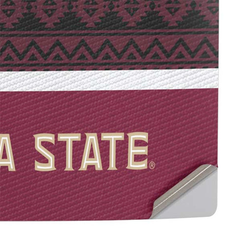Florida State University Pattern Jersey PS5 Pro Console Skin
