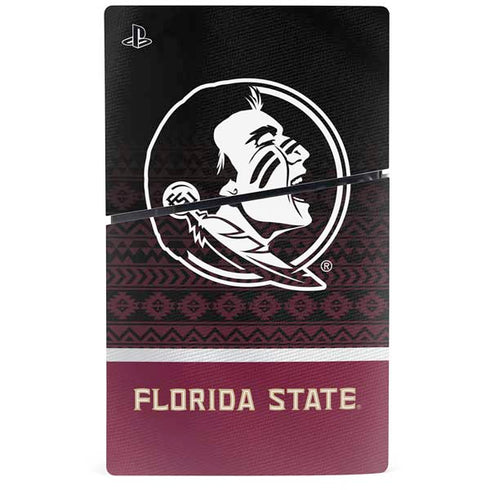 Florida State University Pattern Jersey PS5 Slim Disk Bundle Skin