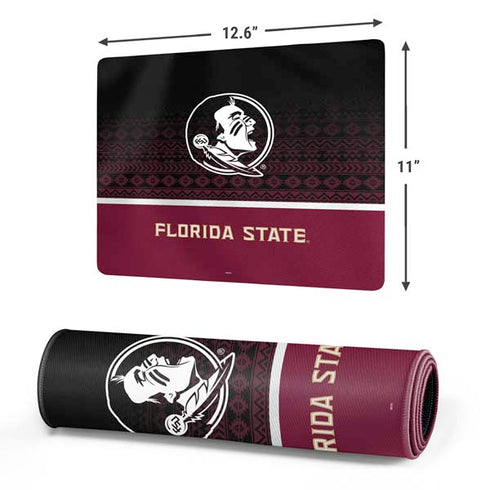 Florida State University Pattern Jersey Gaming Mouse Pad