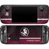 Florida State University Pattern Jersey Steam Deck Handheld Gaming Computer OLED Skin