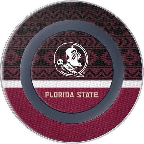Florida State University Pattern Jersey Wireless Charger Skin